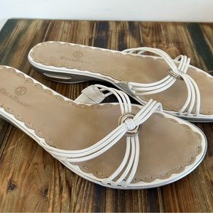 Cole Haan Nike Air Barcelona Slide Strappy Sandals Opal White Size 8B